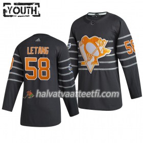 Lasten NHL Pittsburgh Penguins Pelipaita Kris Letang 58 Harmaa 2020 NHL All-Star Adidas Authentic 